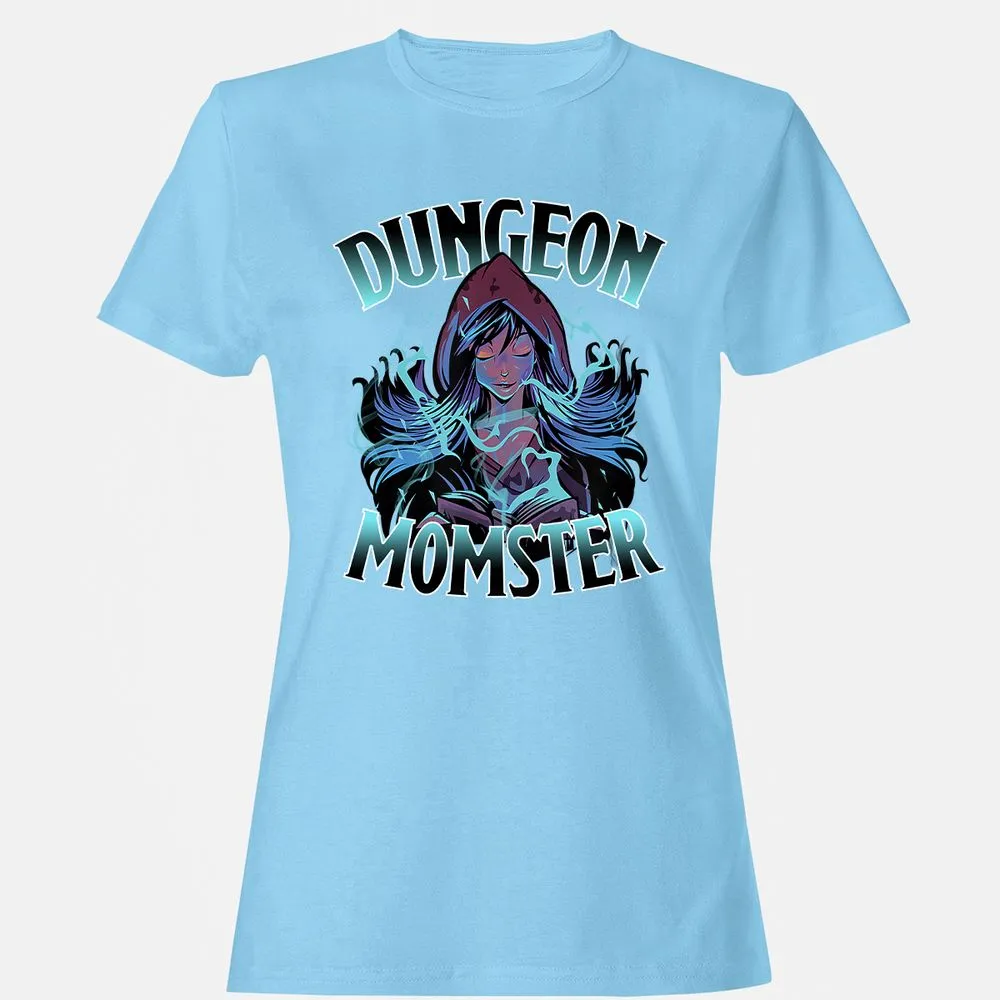 Dungeon Momster Women's T-Shirt - Light Blue - 8
