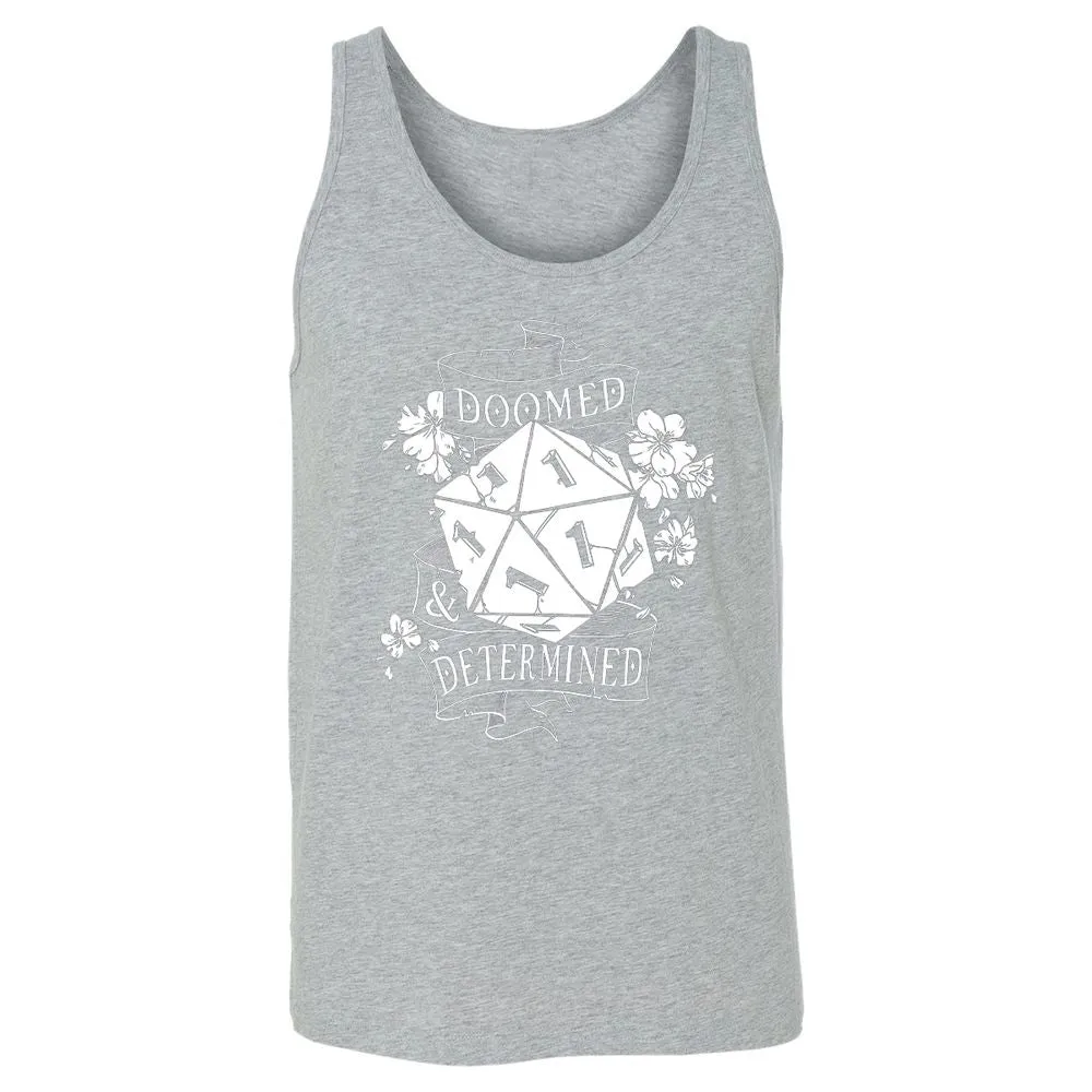 Doomed Determined Unisex Jersey Tank - Athletic Heather - 4