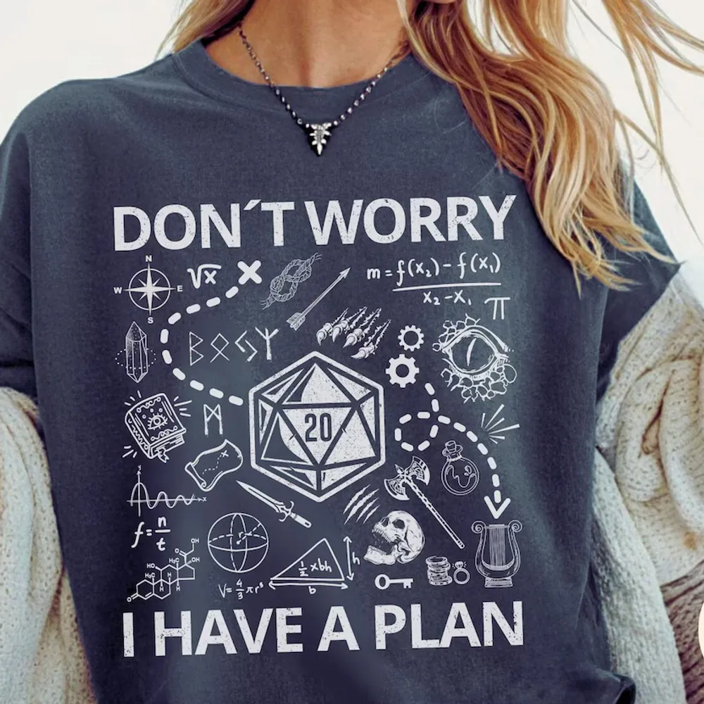 Don't Worry I Have A Plan Classic Unisex T-Shirt - 1