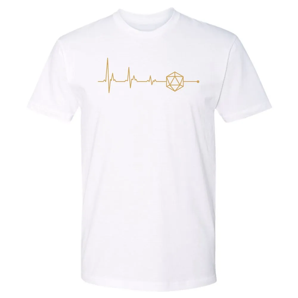 D20 Dice Is My Life Premium Unisex T-Shirt - White - 4