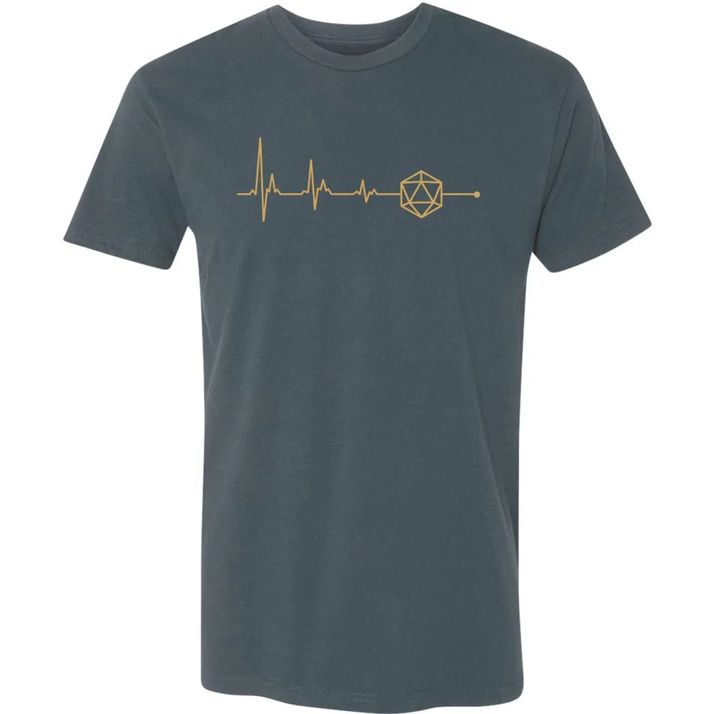 D20 Dice Is My Life Premium Unisex T-Shirt - Indigo - 15