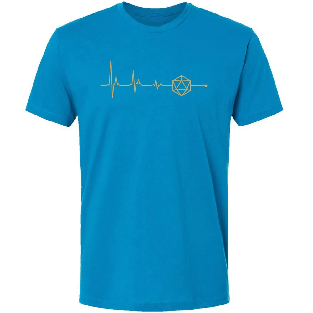 D20 Dice Is My Life Premium Unisex T-Shirt - Turquoise - 16