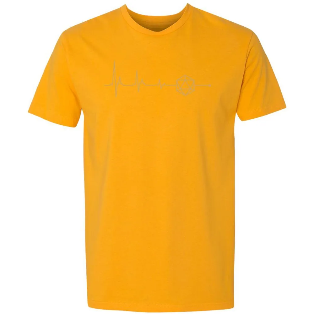 D20 Dice Is My Life Premium Unisex T-Shirt - Gold - 12
