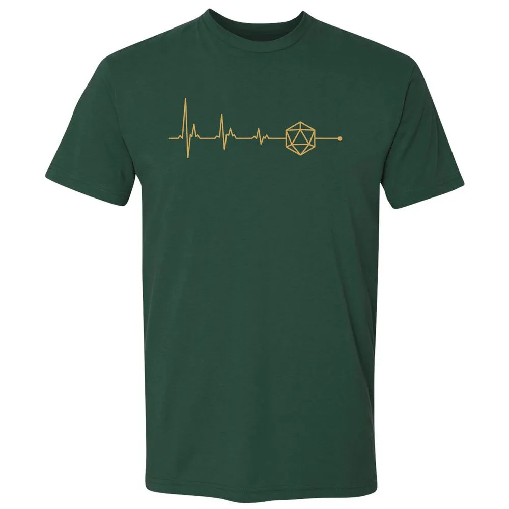 D20 Dice Is My Life Premium Unisex T-Shirt - Forest Green - 13