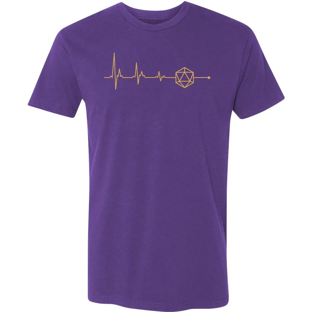 D20 Dice Is My Life Premium Unisex T-Shirt - Purple Rush - 7