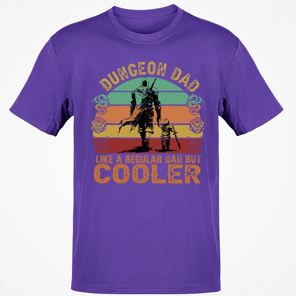 Dungeon Dad Like A Regular Dad Classic Unisex T-Shirt - Purple - 9