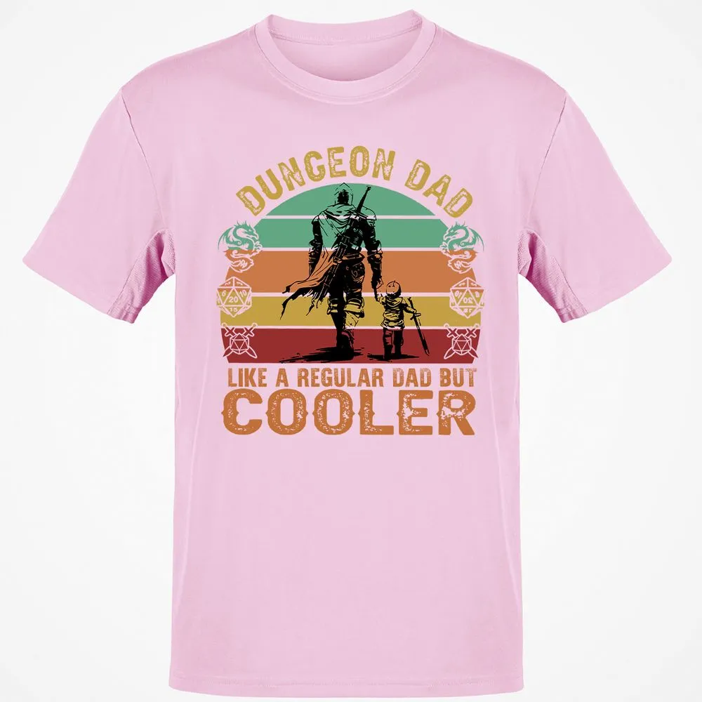 Dungeon Dad Like A Regular Dad Classic Unisex T-Shirt - Light Pink - 5
