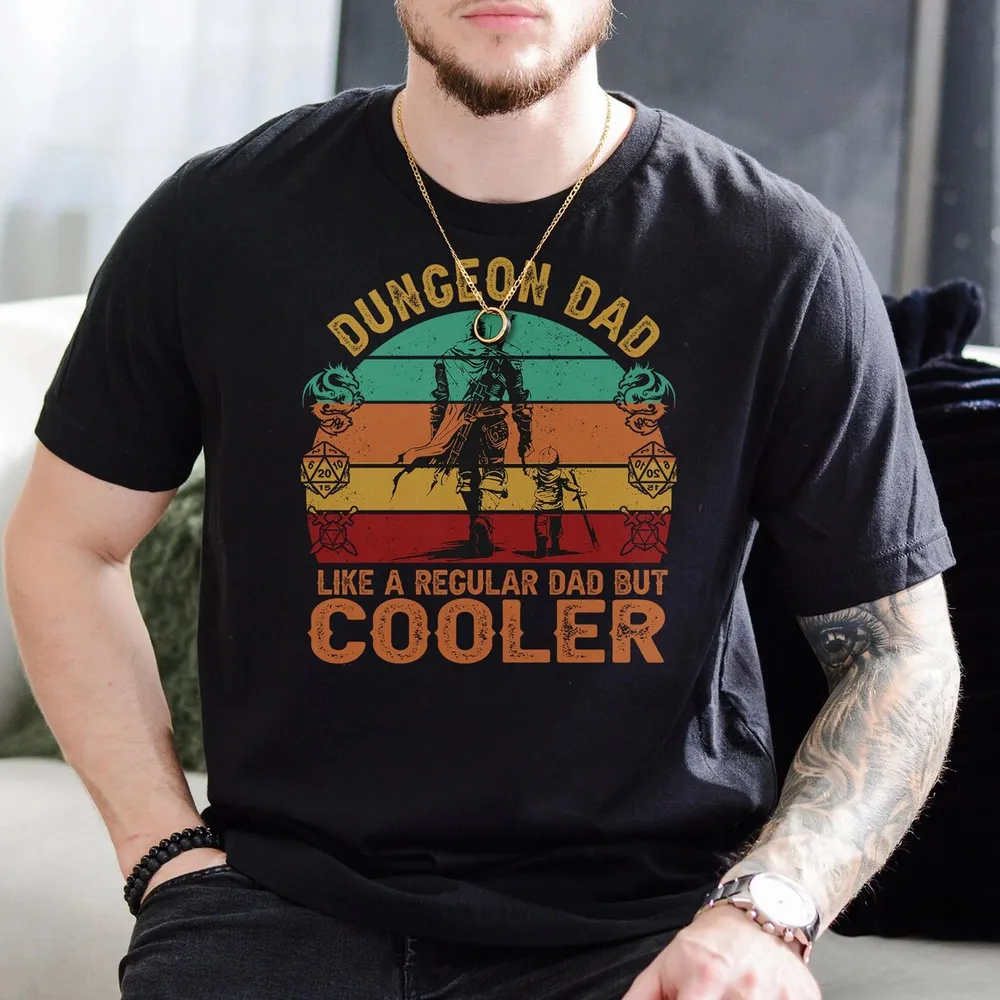 Dungeon Dad Like A Regular Dad Classic Unisex T-Shirt - 1