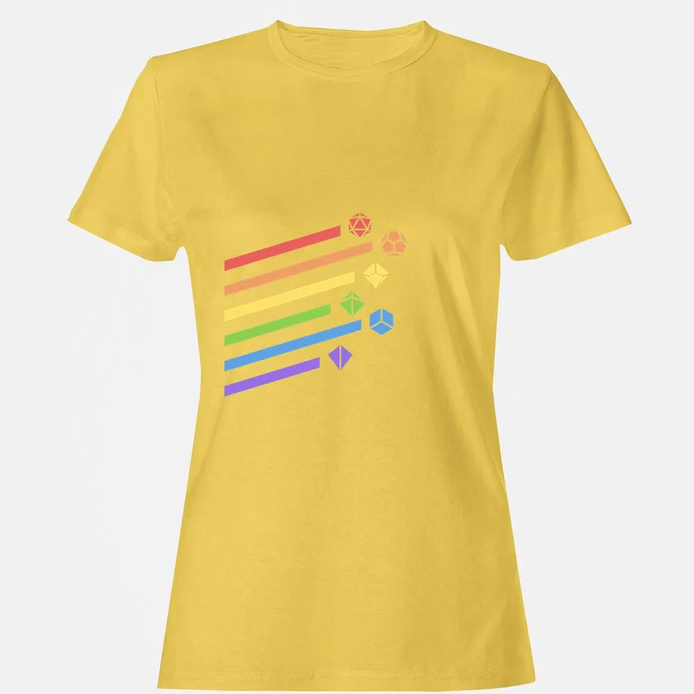 Rainbow Dice Set Women's T-Shirt - Daisy - 4