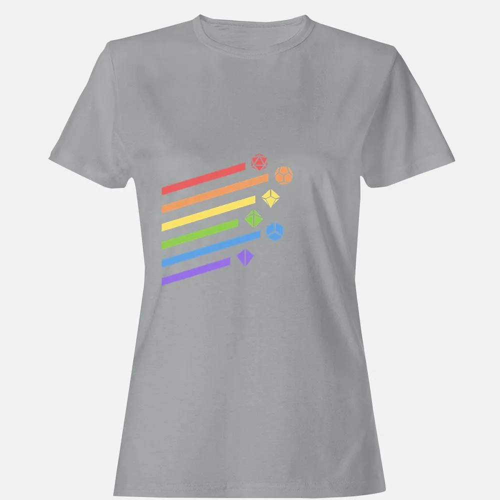 Rainbow Dice Set Women's T-Shirt - Sport Grey - 15