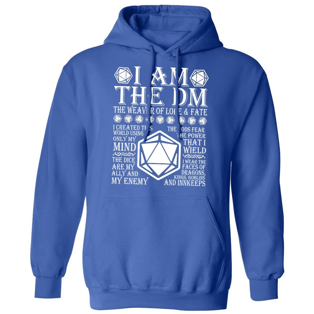 I Am The DM The Weaver Of Lore And Fate Classic Unisex Hoodie - Royal - 9