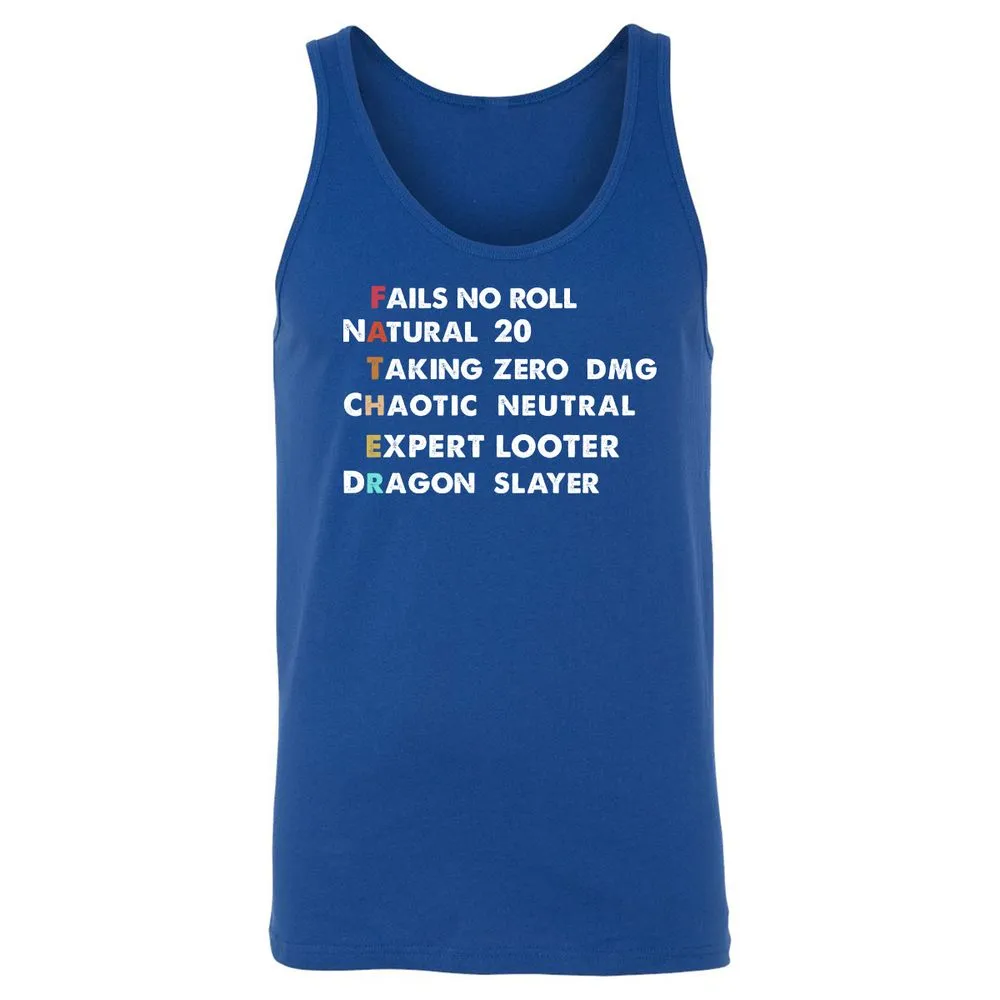 Father D&D Unisex Jersey Tank - True Royal - 13
