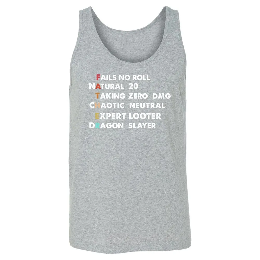 Father D&D Unisex Jersey Tank - Athletic Heather - 4