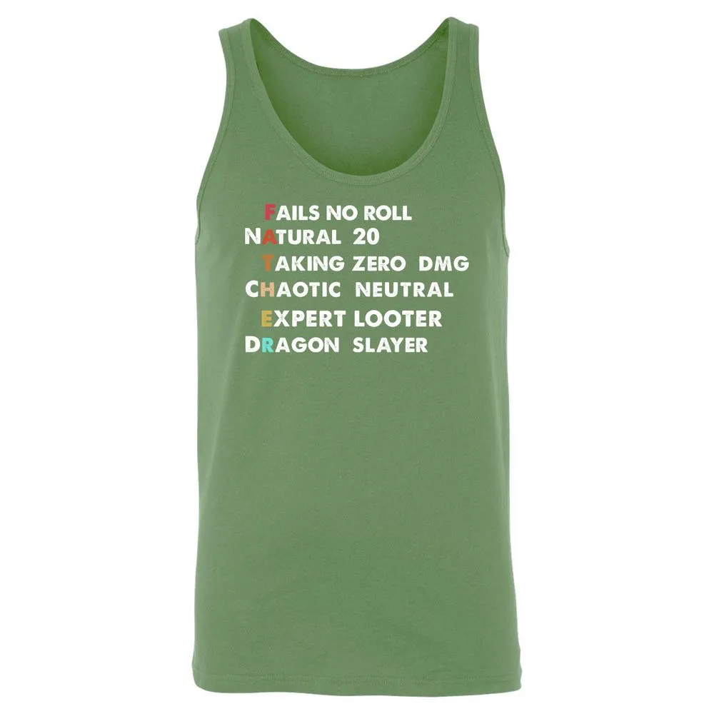 Father D&D Unisex Jersey Tank - Leaf - 10
