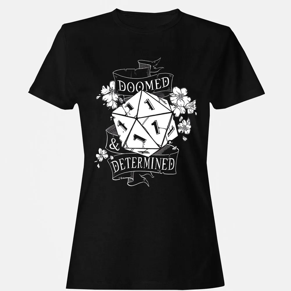 Doomed Determined Women's T-Shirt - Black - 7