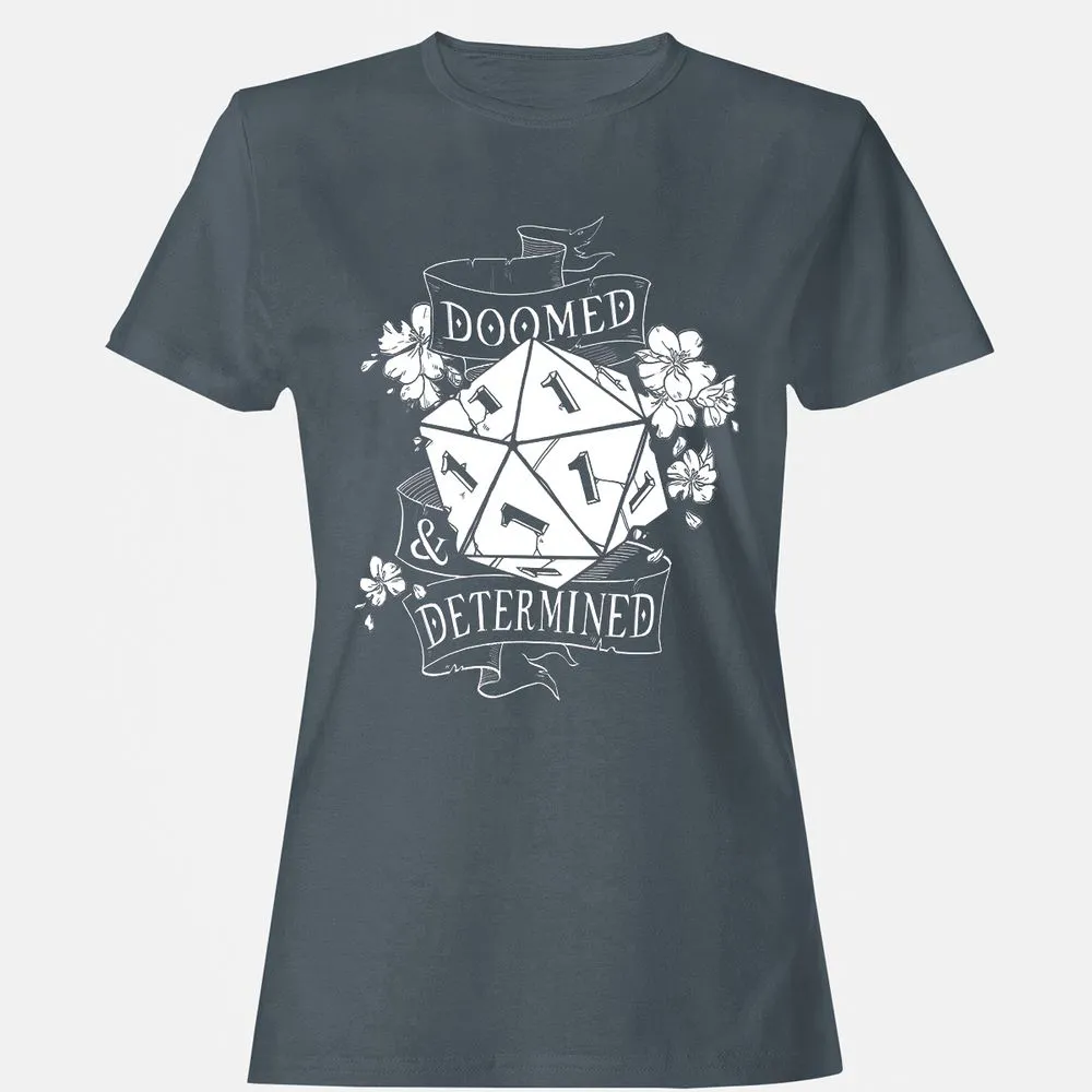 Doomed Determined Women's T-Shirt - Charcoal - 3