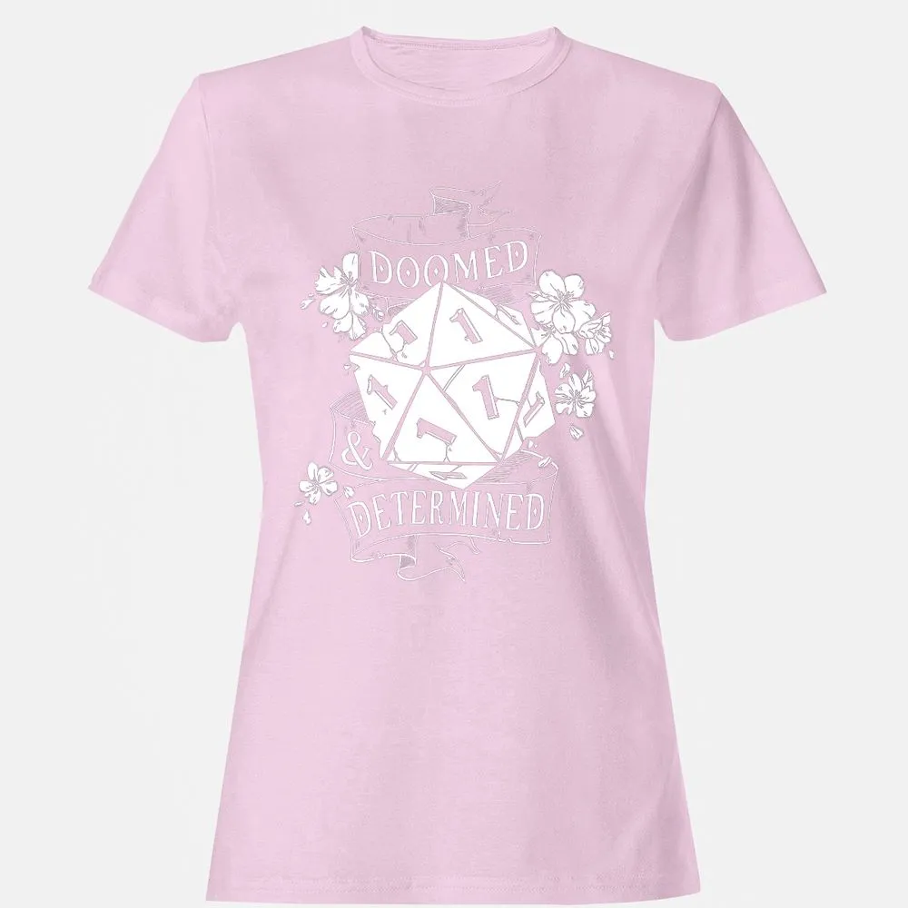 Doomed Determined Women's T-Shirt - Light Pink - 9