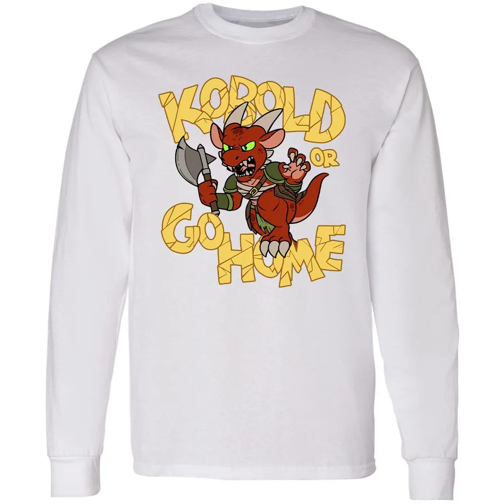 Kobold Or Go Home Long Sleeve T-Shirt - White - 5