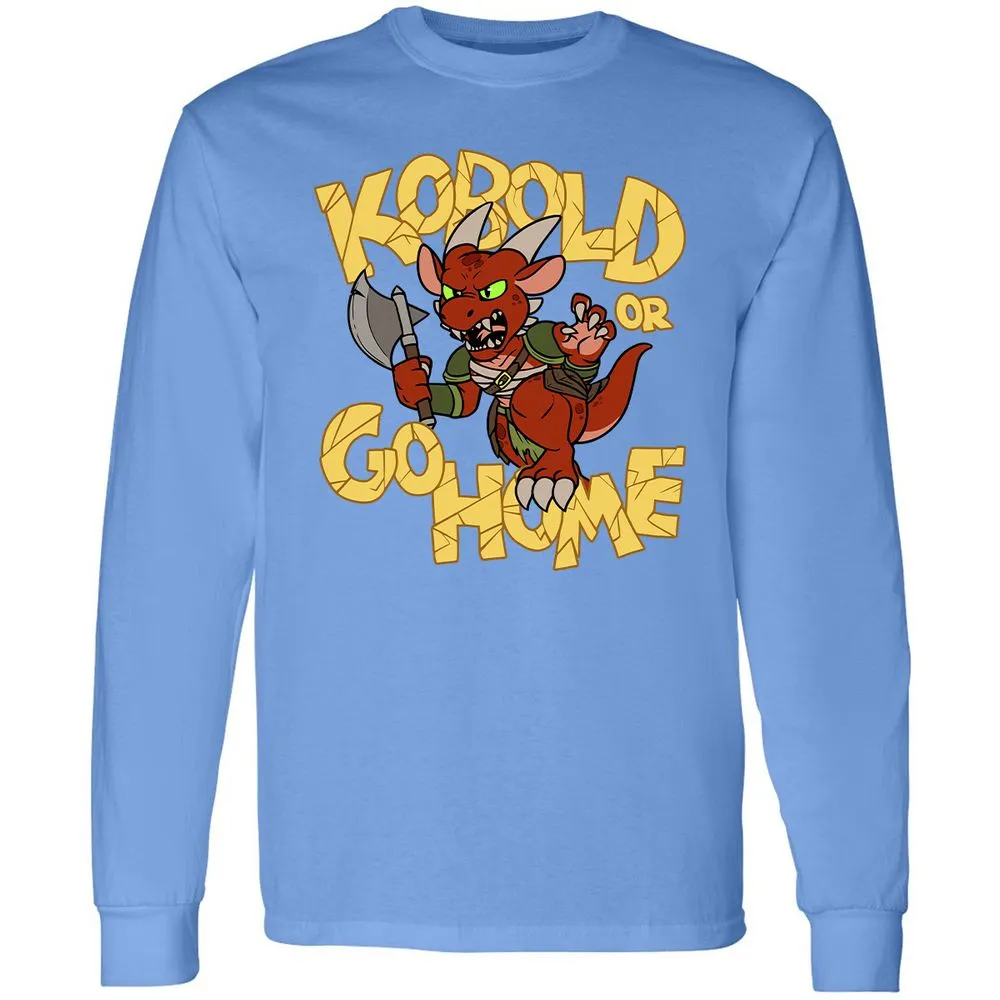 Kobold Or Go Home Long Sleeve T-Shirt - Carolina Blue - 12