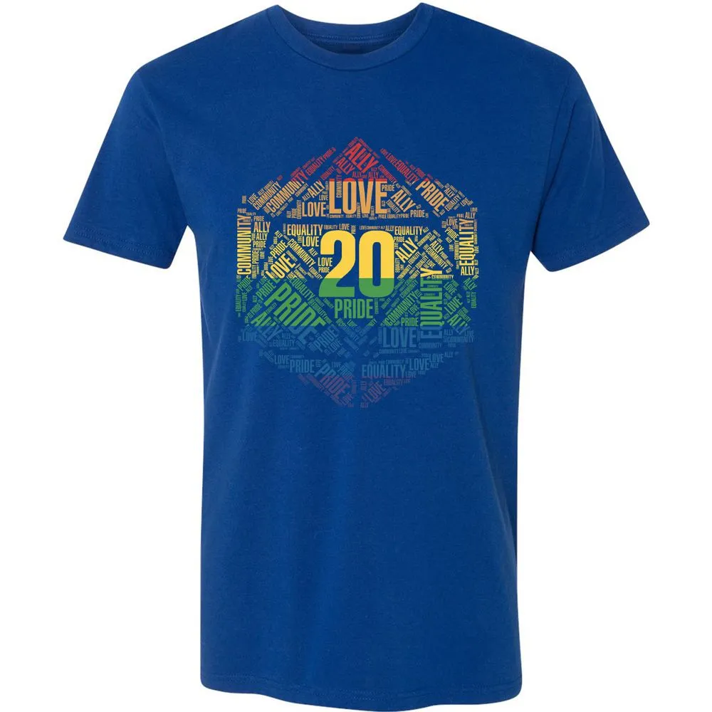 D20 Pride Premium Unisex T-Shirt - Royal - 10