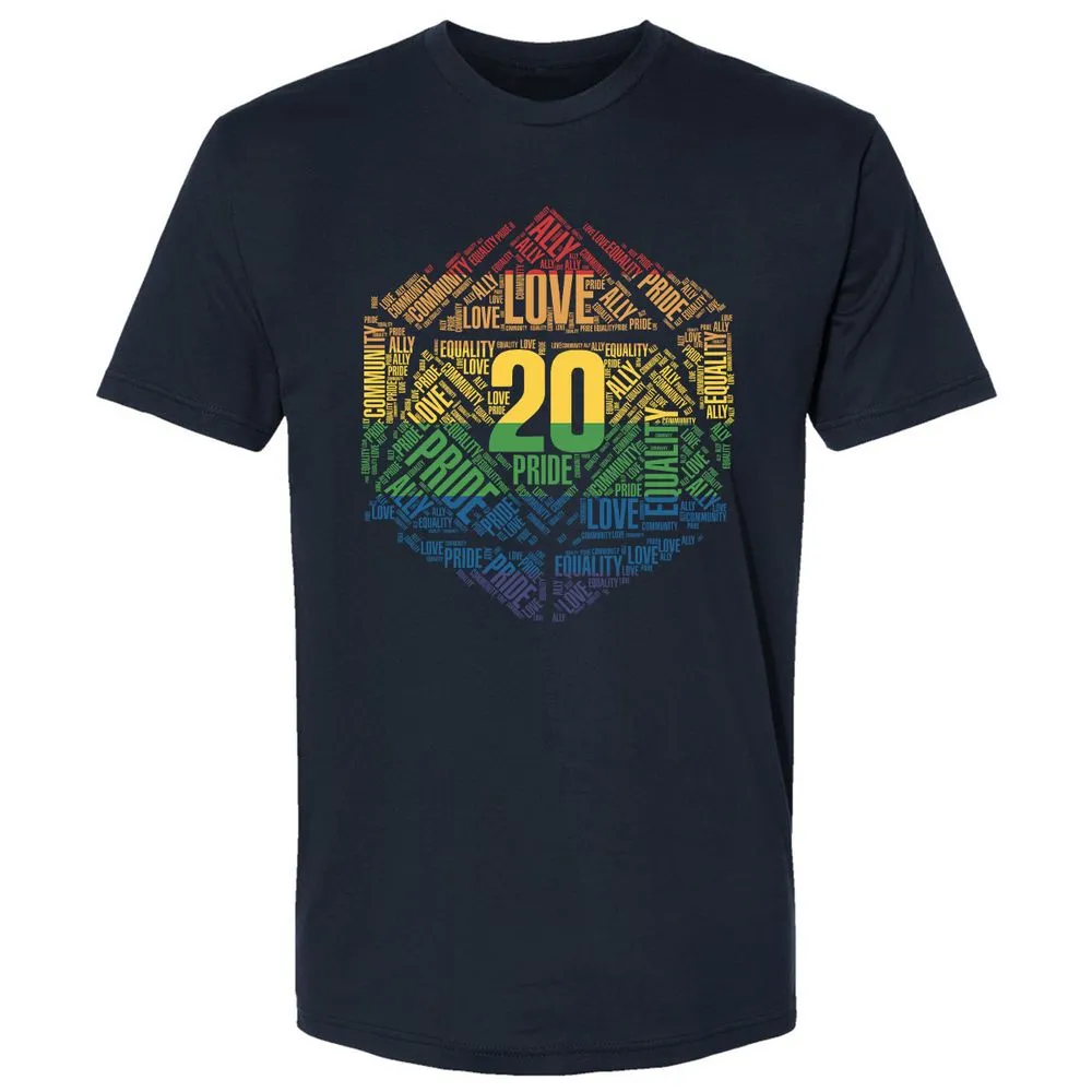 D20 Pride Premium Unisex T-Shirt - Midnight Navy - 2