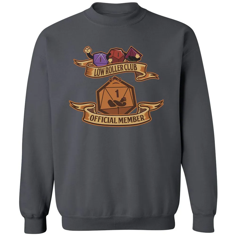 Low Roller Club Classic Unisex Sweatshirt - Charcoal - 7