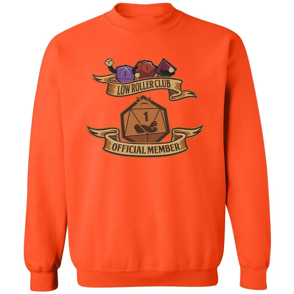 Low Roller Club Classic Unisex Sweatshirt - Orange - 10