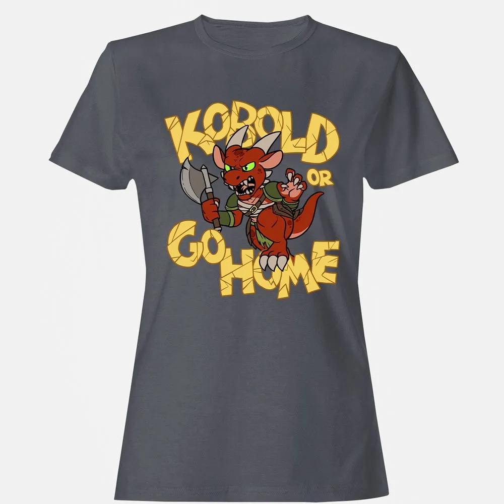 Kobold Or Go Home Women's T-Shirt - Dark Heather - 5