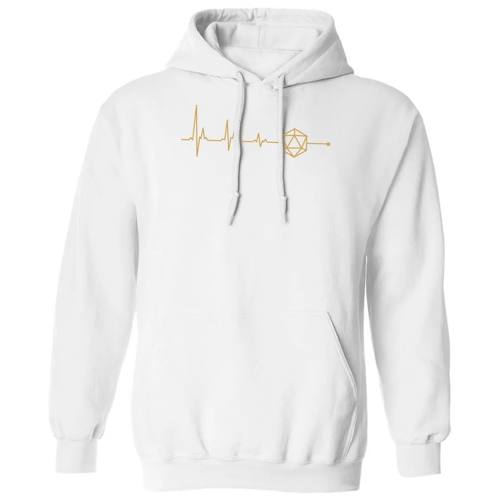 D20 Dice Is My Life Classic Unisex Hoodie - White - 11