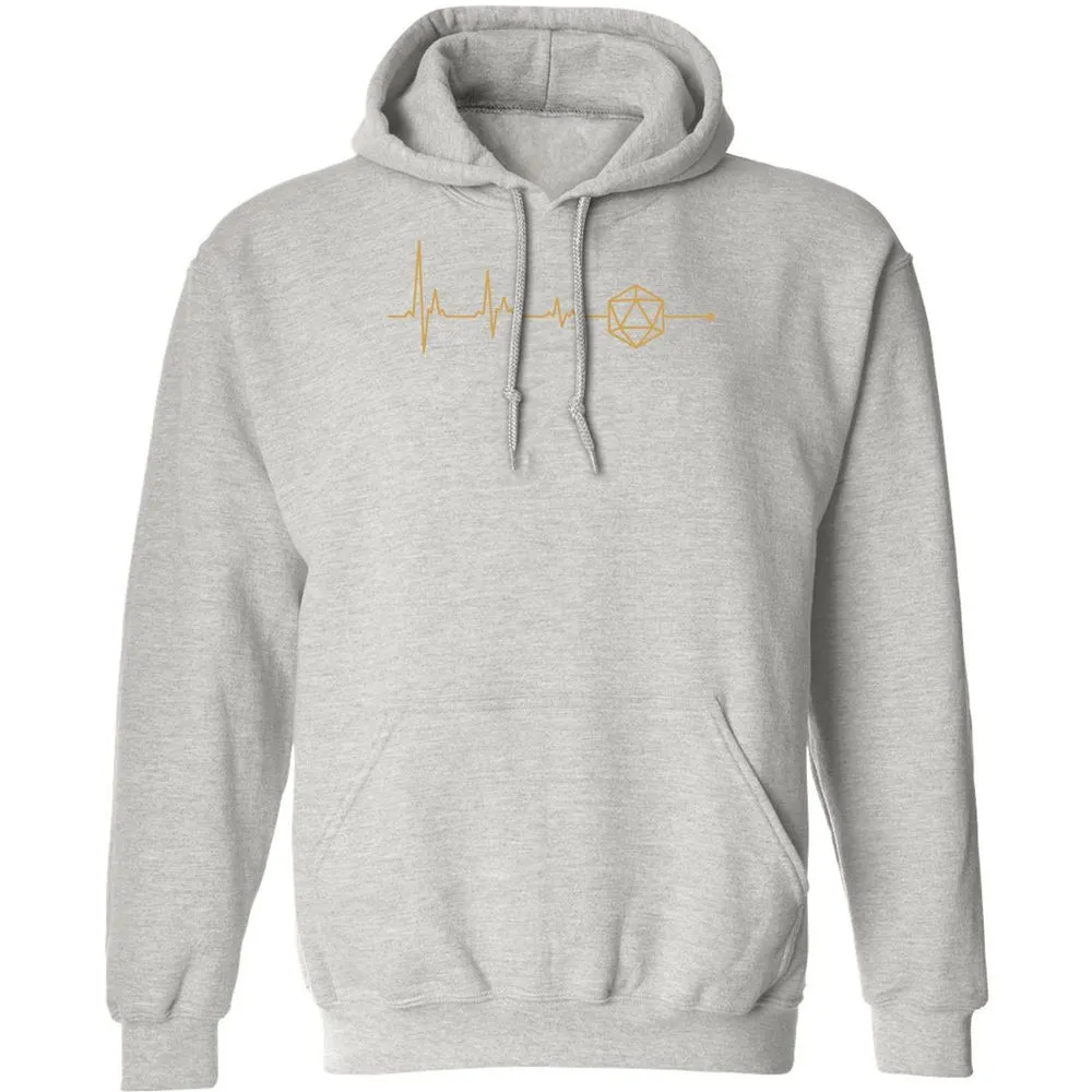 D20 Dice Is My Life Classic Unisex Hoodie - Ash - 8