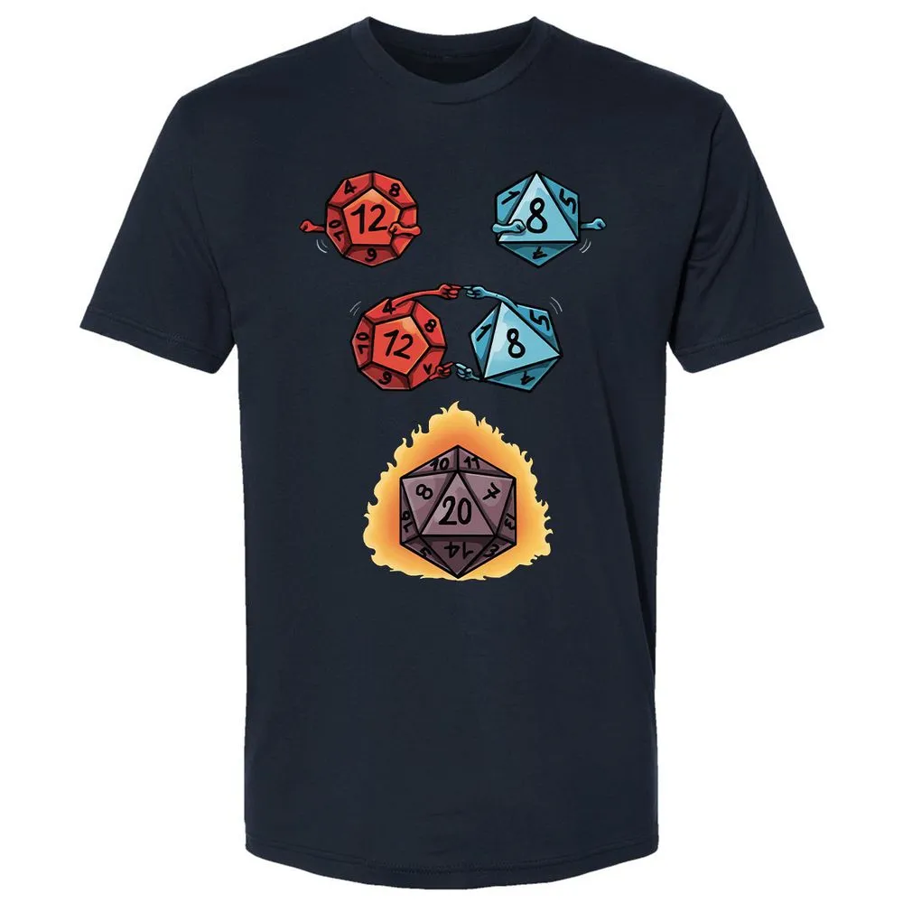 Dice Fusion RPG Premium Unisex T-Shirt - Midnight Navy - 2