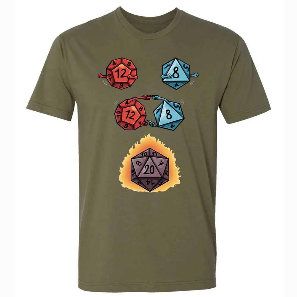 Dice Fusion RPG Premium Unisex T-Shirt - Military Green - 5
