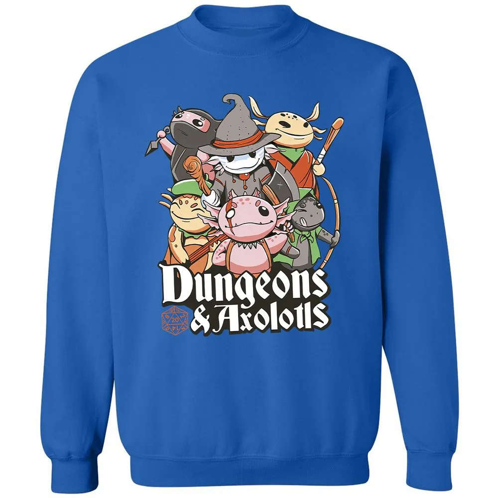 Dungeons And Axolotls Classic Unisex Sweatshirt - Royal - 9