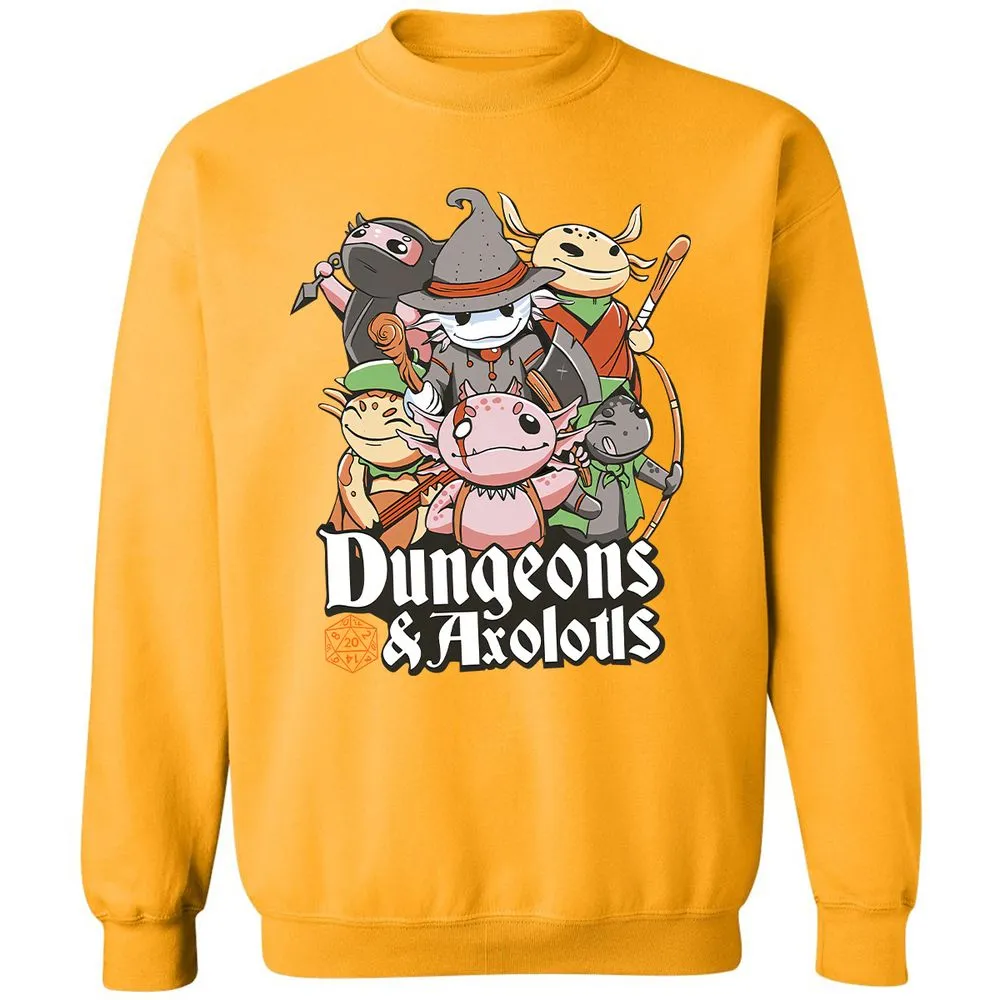 Dungeons And Axolotls Classic Unisex Sweatshirt - Gold - 11