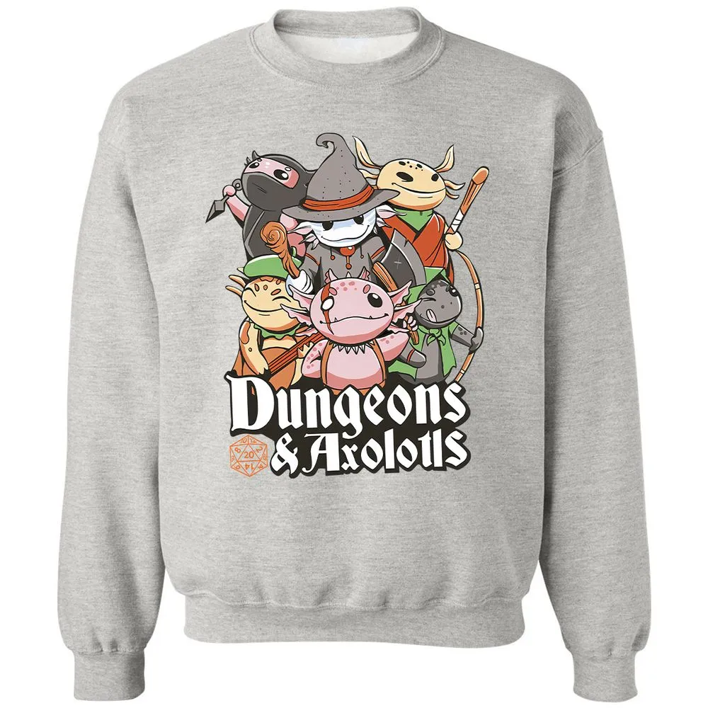Dungeons And Axolotls Classic Unisex Sweatshirt - Ash - 8