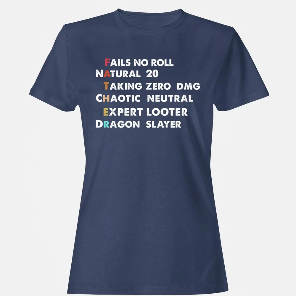 Father D&D Women's T-Shirt - Navy - 10