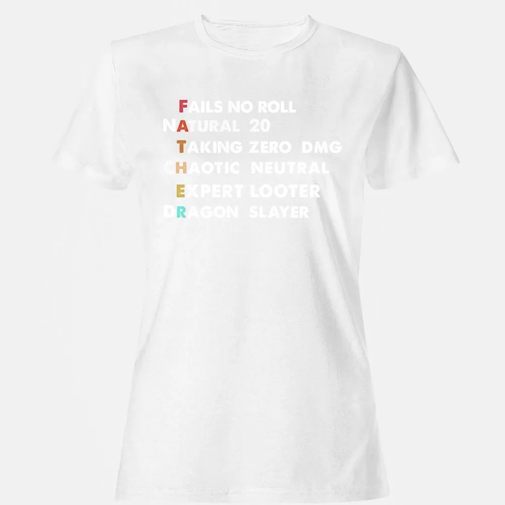 Father D&D Women's T-Shirt - White - 16