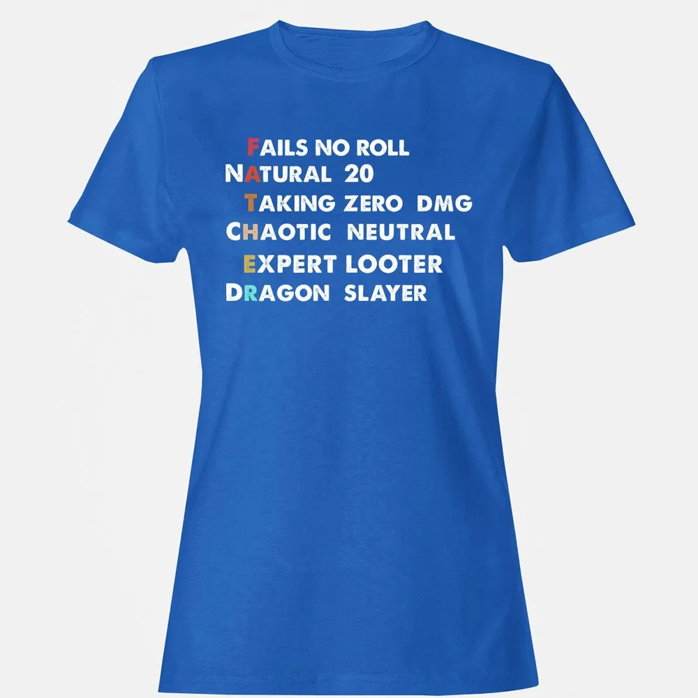 Father D&D Women's T-Shirt - Royal - 14