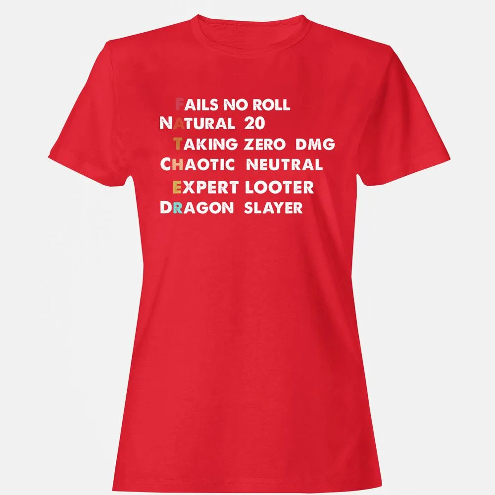 Father D&D Women's T-Shirt - Red - 13