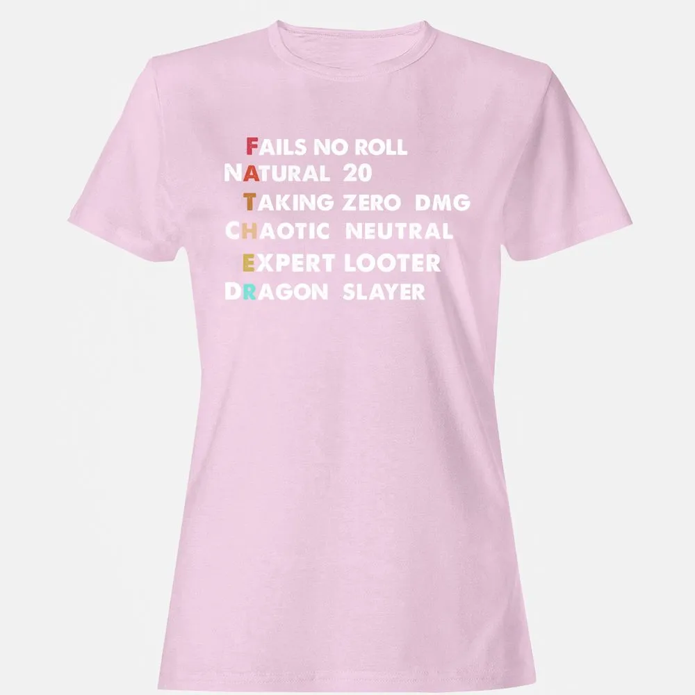 Father D&D Women's T-Shirt - Light Pink - 9