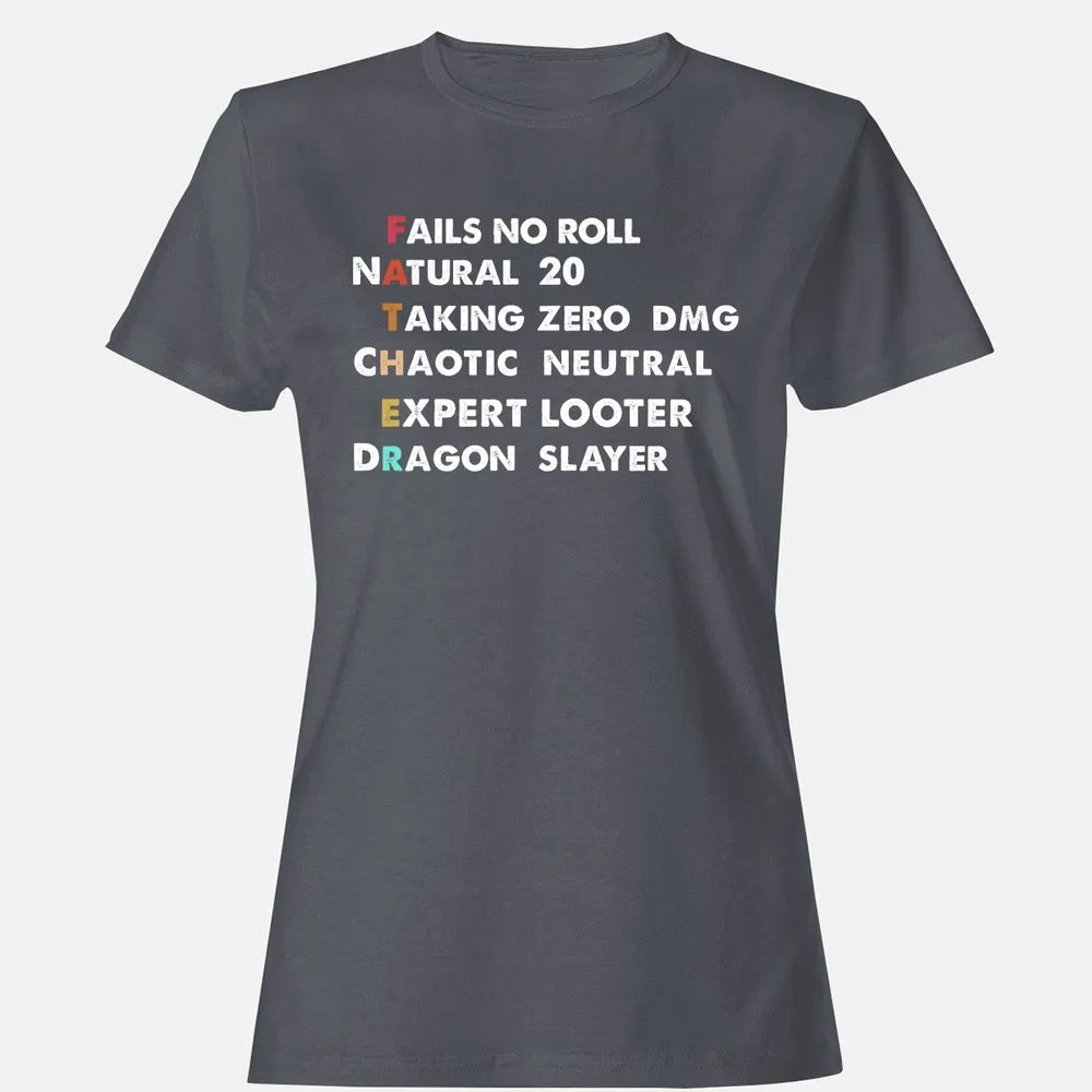 Father D&D Women's T-Shirt - Dark Heather - 5