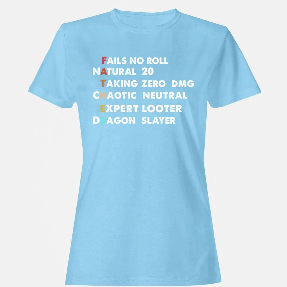 Father D&D Women's T-Shirt - Light Blue - 8