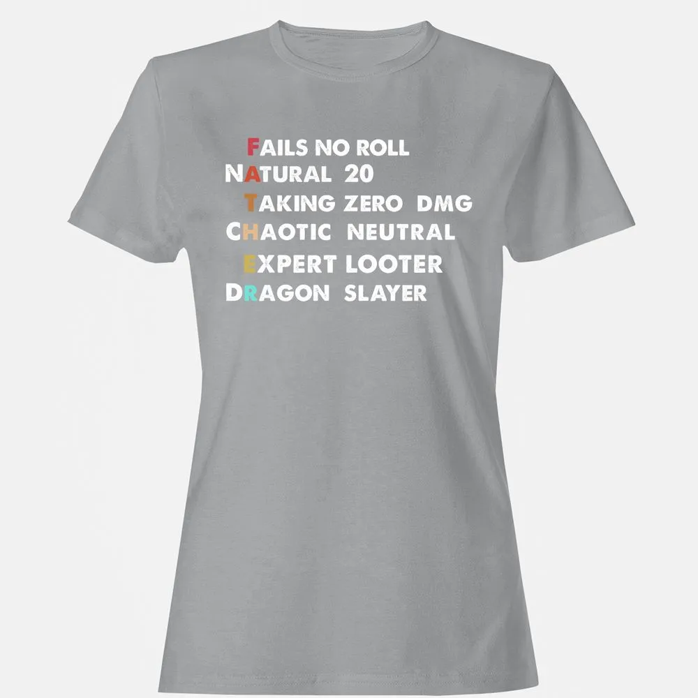 Father D&D Women's T-Shirt - Sport Grey - 15