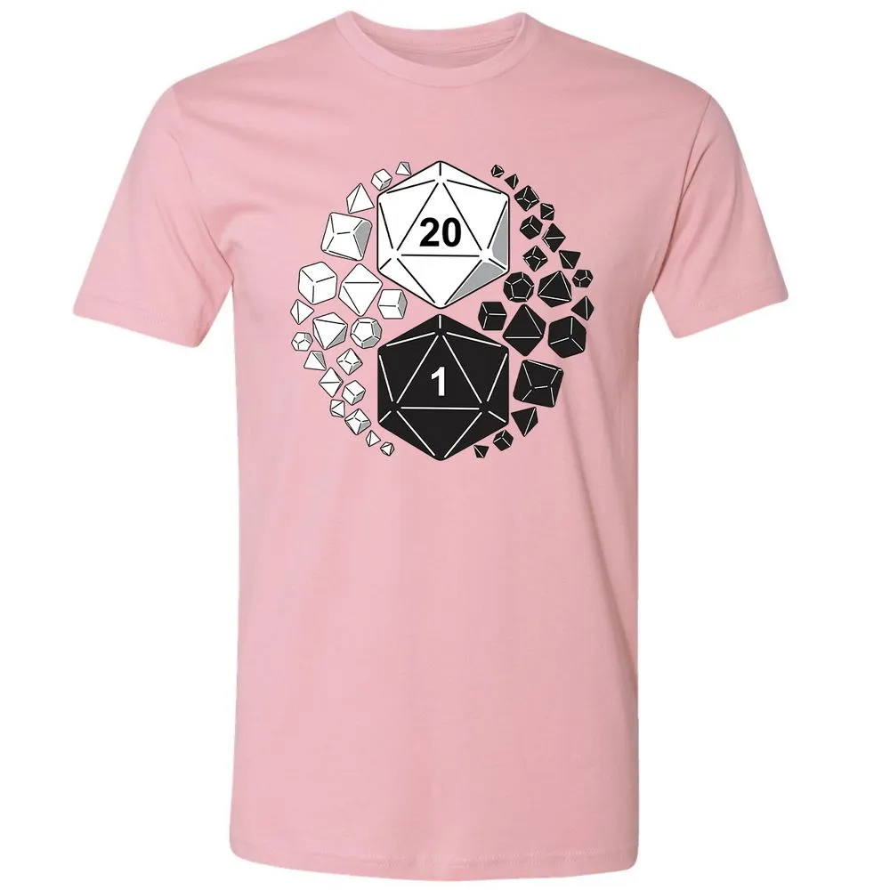 Gaming Yin Yang Premium Unisex T-Shirt - Light Pink - 3