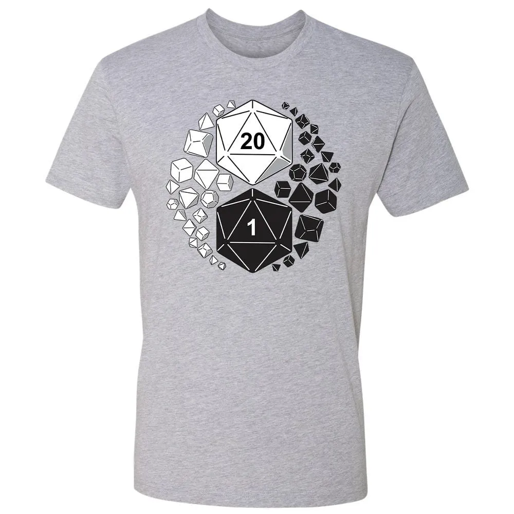 Gaming Yin Yang Premium Unisex T-Shirt - Heather Grey - 9