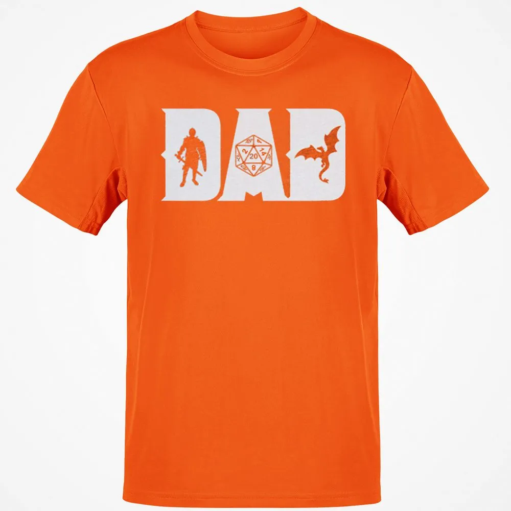 Dad Fathers Day Classic Unisex T-Shirt - Orange - 8