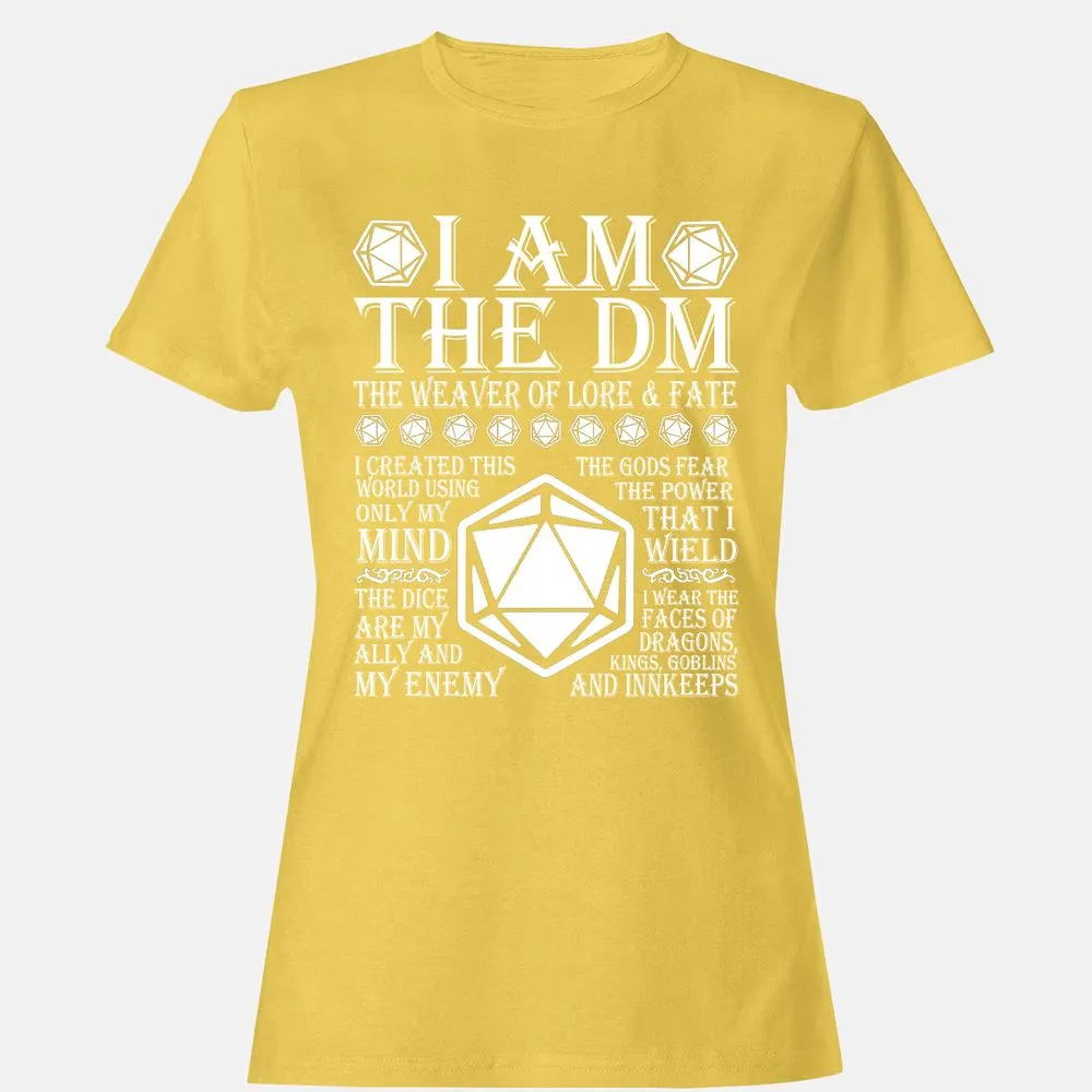 I Am The DM The Weaver Of Lore And Fate Women's T-Shirt - Daisy - 4