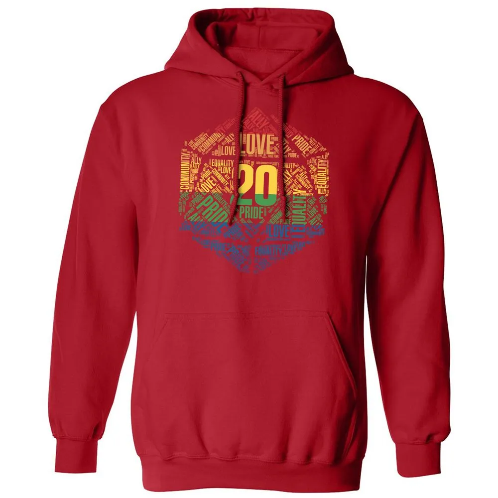 D20 Pride Classic Unisex Hoodie - Red - 5