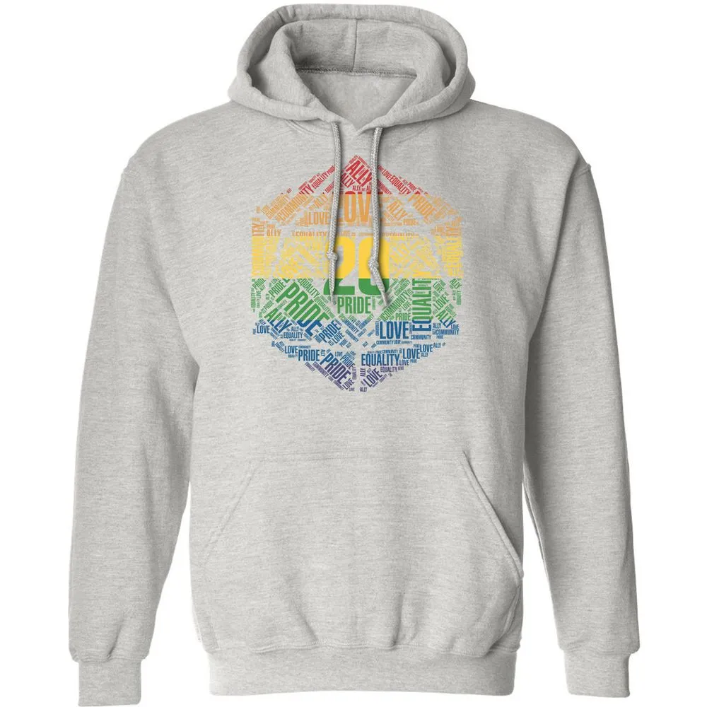 D20 Pride Classic Unisex Hoodie - Ash - 8