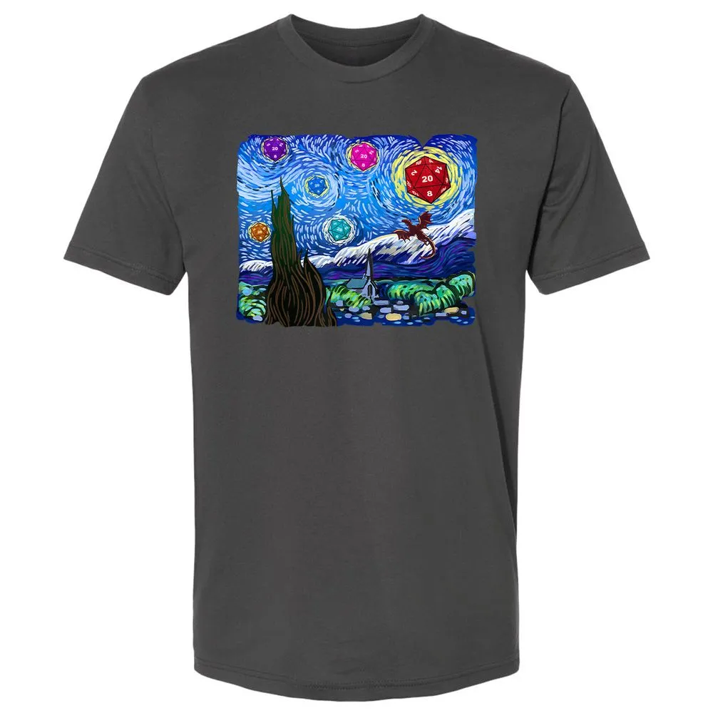 Dragon Starry Night Premium Unisex T-Shirt - Heavy Metal - 8